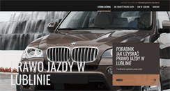 Desktop Screenshot of prawojazdylublin.pl